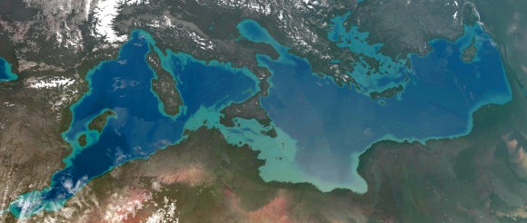 Vista aérea del hipotético Mediterráneo en Alantropa